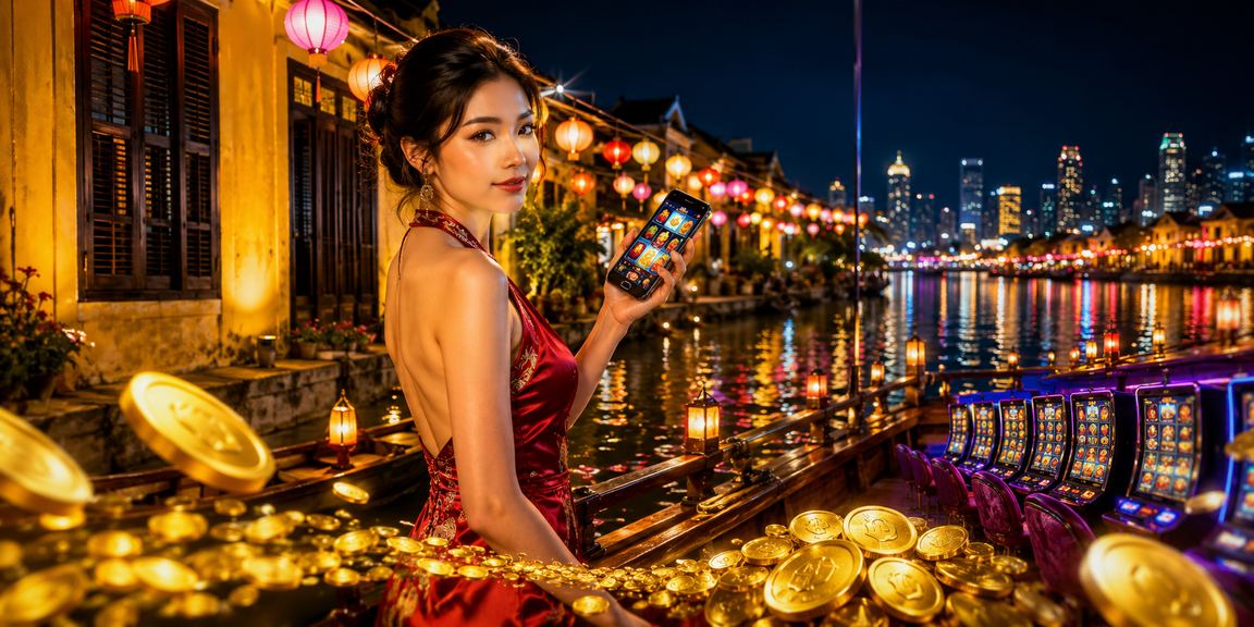 Đêm hội đèn lồng tại Hội An – người dùng truy cập trang thể thao qua điện thoại trong không khí lễ hội
