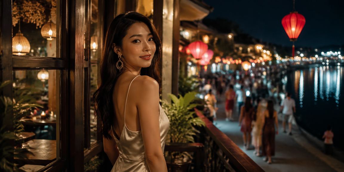 Không gian cà phê Hội An thư giãn, gợi lên trải nghiệm nhận ưu đãi VIP trong lúc nghỉ ngơi