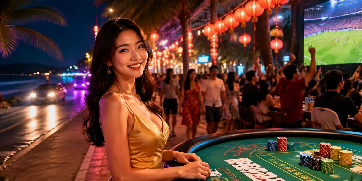 Người dùng tại Mũi Né kiểm tra thanh toán và casino khi dùng mạng buổi tối