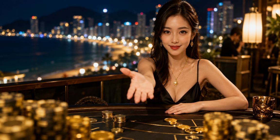 Bãi biển Nha Trang về chiều với người dùng thư giãn và theo dõi baccarat trực tuyến trên điện thoại