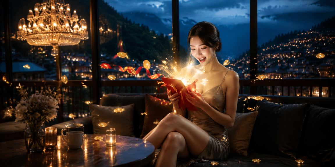 Cảnh sắc Sa Pa mùa lễ hội với người dùng cầm điện thoại theo dõi sự kiện thể thao và nhận thưởng trực tuyến